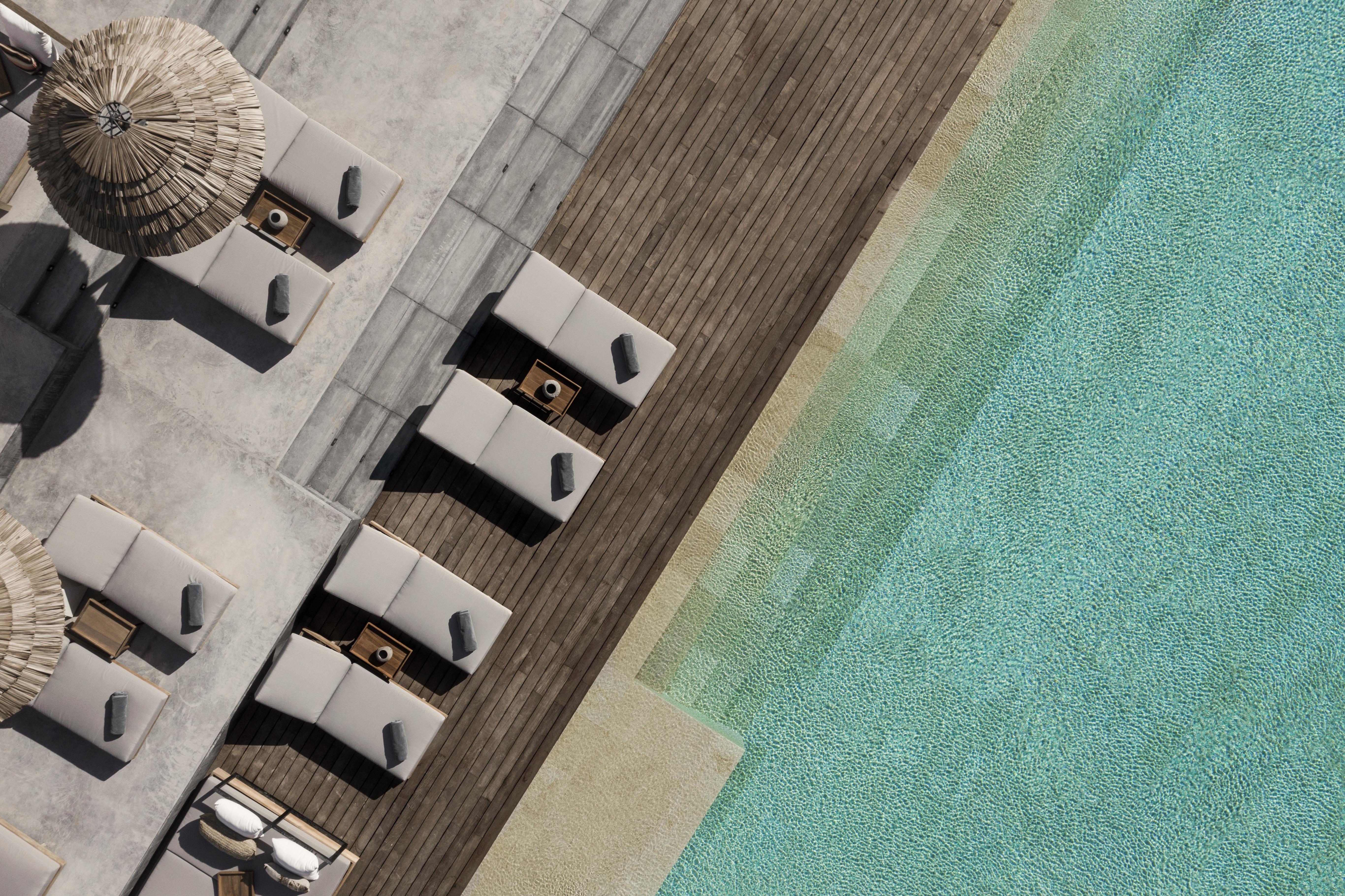 فندق Oku Ibiza (Adults Only) سان أنطونيو المظهر الخارجي الصورة The pool at the hotel
